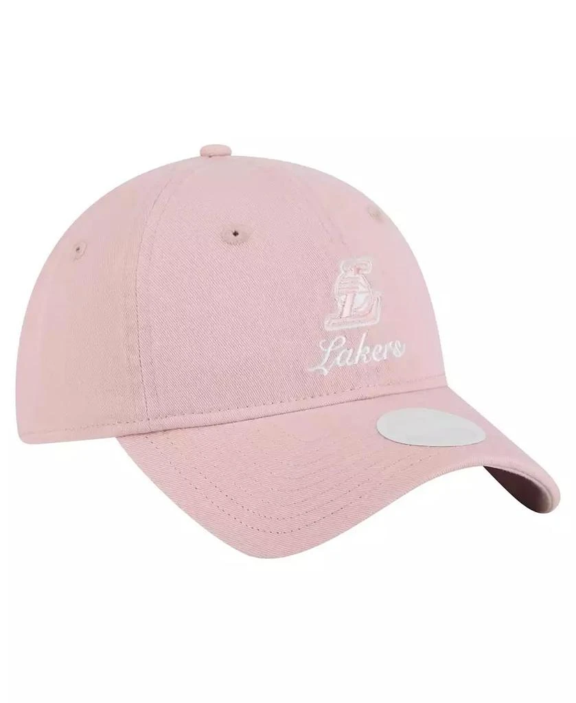 New Era Women's Pink Los Angeles Lakers Gameday Preppy 9TWENTY Adjustable Hat 3