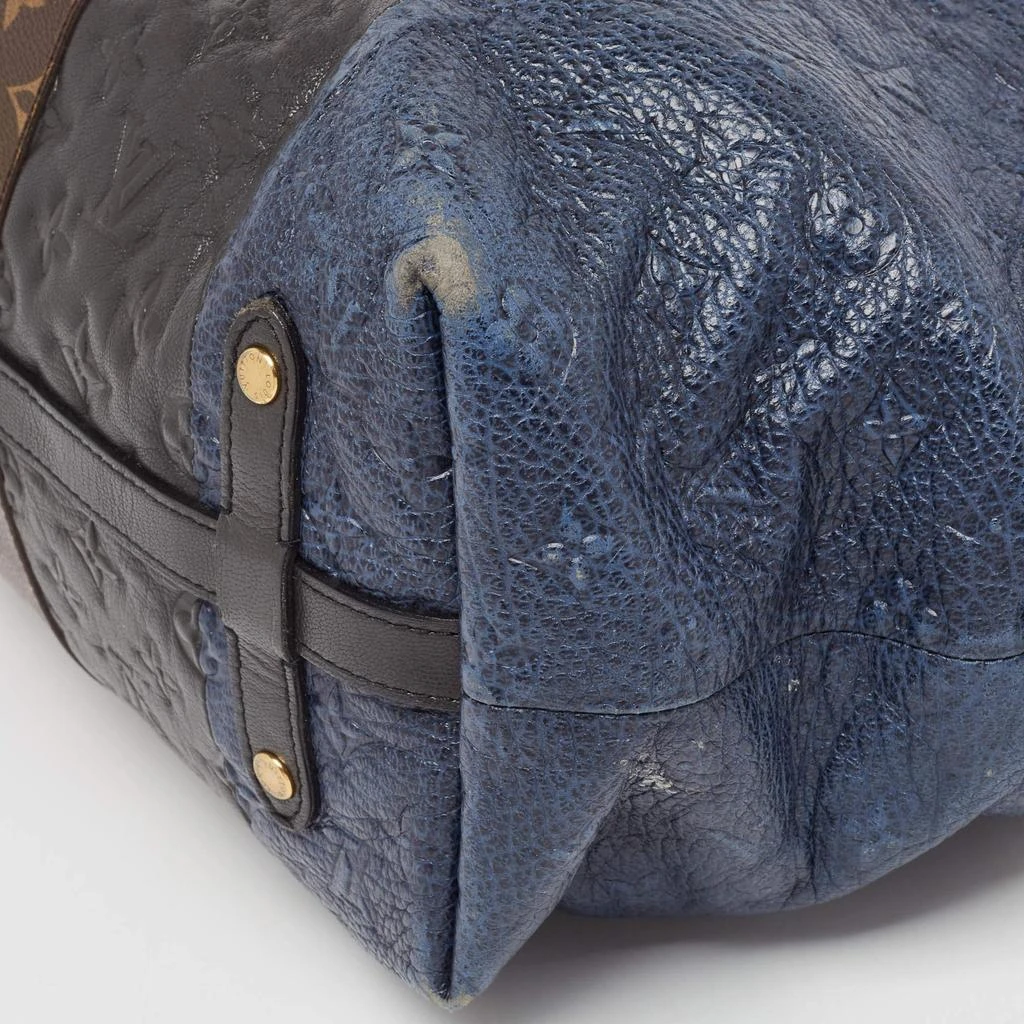 Louis Vuitton Louis Vuitton Marine Monogram Canvas and Leather Limited Edition Blocks Zipped Bag 17