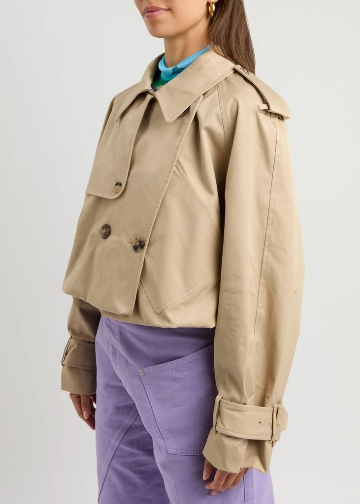 JW Anderson Double-breasted cotton trench coat  2