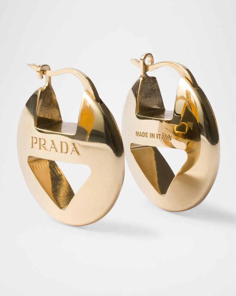 Prada Metal Earrings - Fashion Accessories - Free Shipping