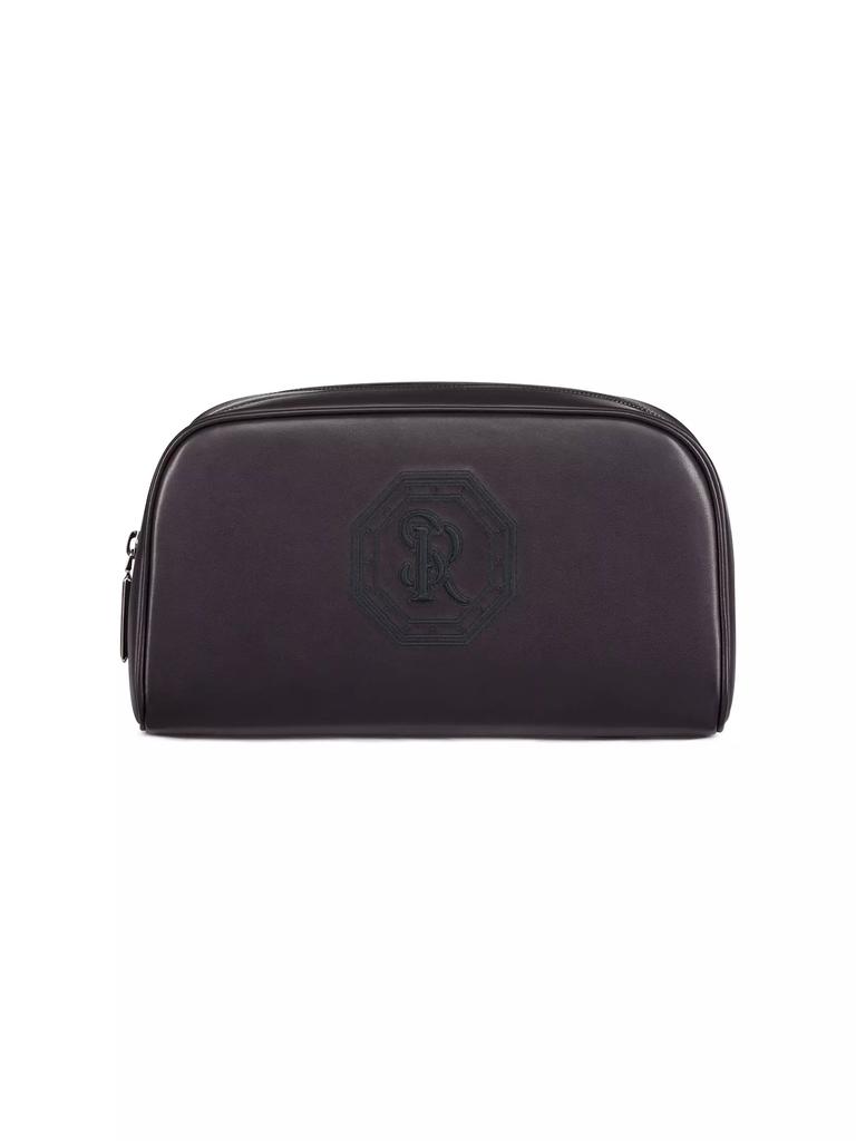 Stefano Ricci Saddle Soft Calfskin Leather Toiletry Bag