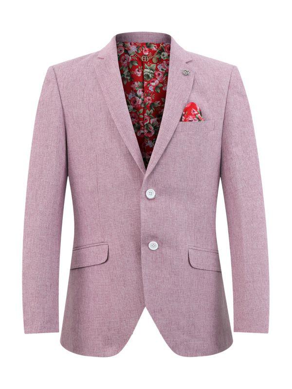 Elie Balleh Slim Fit Crosshatch Sport Coat
