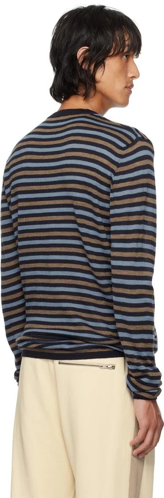 Gimaguas Blue & Brown Boulder Stripe Sweater 3