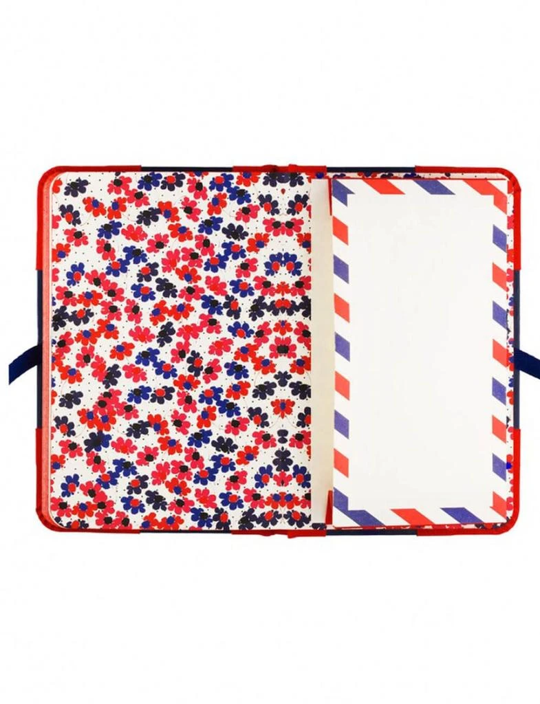 INES DE LA FRESSANGE PARIS Medium notebook Ines navy blue and red 2