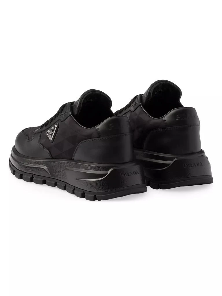 Prada Prax 01 Re-Nylon and Leather Sneakers 4