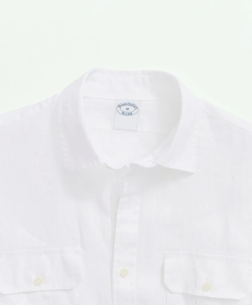 Brooks Brothers Irish Linen Ainsley Collar Sport Shirt 3