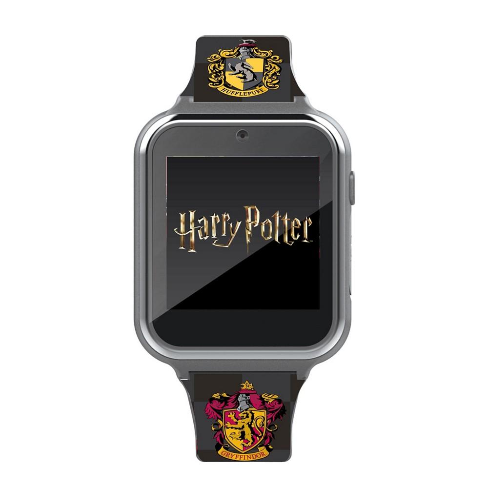 Accutime Harry Potter Kid's Touch Screen Black Silicone Strap Smart Watch, 46mm x 41mm