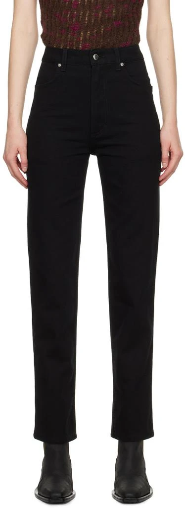 Eckhaus Latta Black Straight-Leg Jeans 1