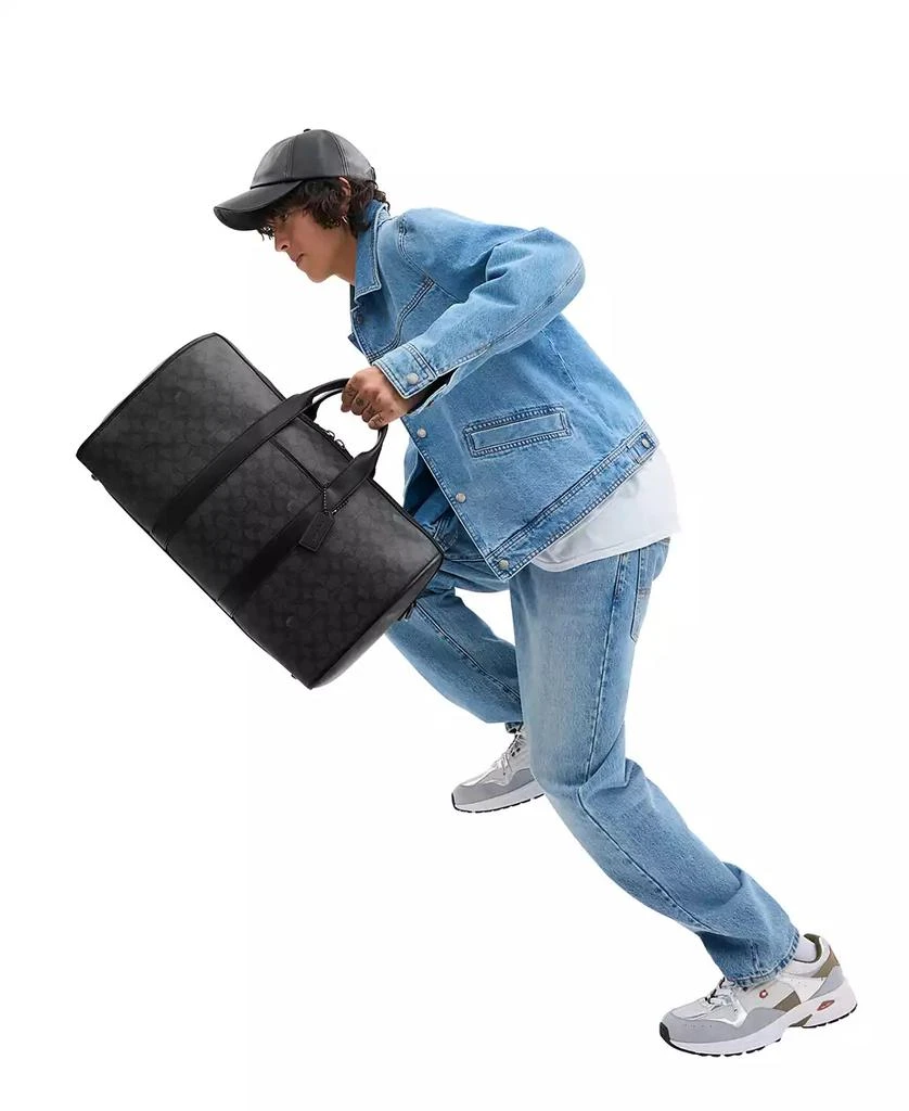 Coach Gotham 45 In Signature Canvas Duffle Bag 3