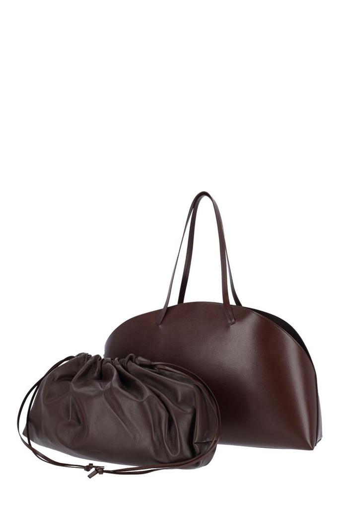 Jil Sander Jil Sander Logo Printed Drawstring Shoulder Bag