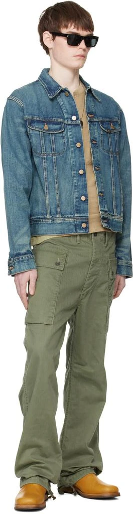 RRL Blue Leeland Denim Trucker Jacket 4