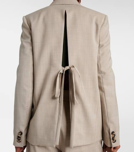 Loewe Deconstructed wool blazer - Suits - Free Shipping