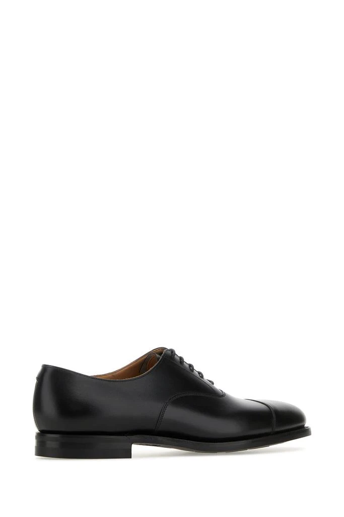 Crockett&jones Black leather Connaught 2 lace-up shoes 2