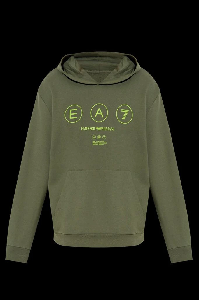 EA7 EMPORIO ARMANI Ea7 Emporio Armani Logo Printed Hoodie 1