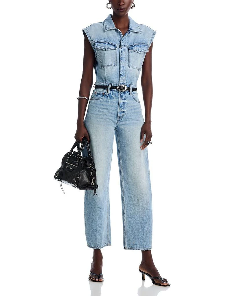 Pistola Ace Sleeveless Denim Jumpsuit 2