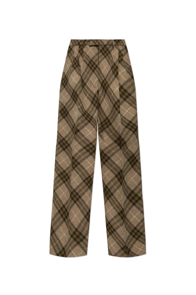 Burberry Burberry Straight Hem Trousers, Size Medium - Pants