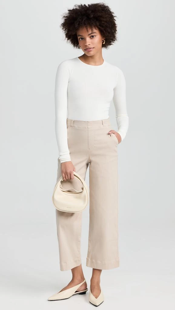 SPANX Stretch Twill Wide Leg Pants 4