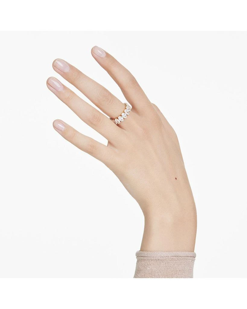 Swarovski Matrix Oval Crystal Eternity Ring 5