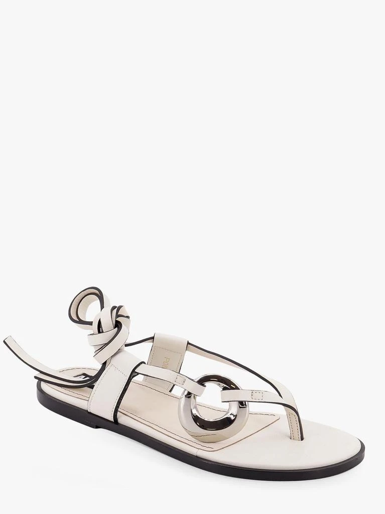 ALOHAS Morosia leather thong sandals with metal ring 2
