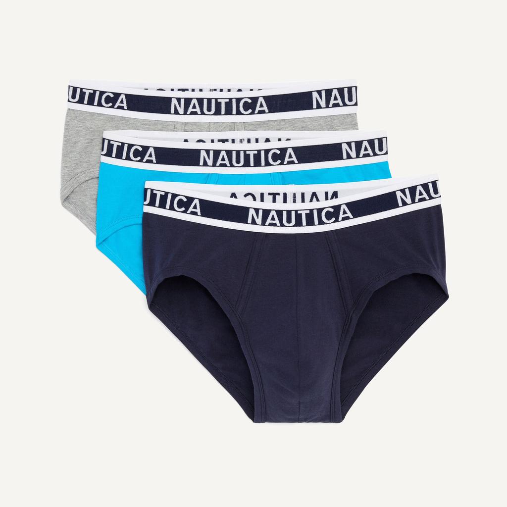 Nautica Stretch Cotton Briefs, 3-Pack