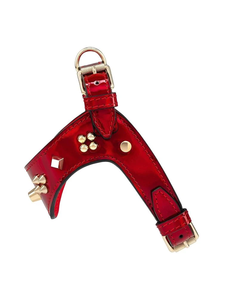 Christian Louboutin Loubiharness Spiked Patent Dog Harness 3