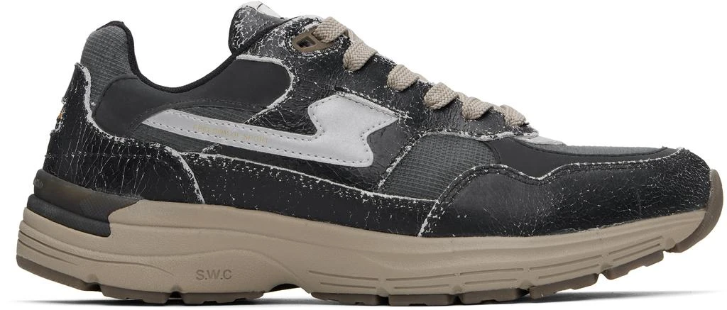 Stepney Workers Club Black & Gray Amiel S-Strike Sneakers 1