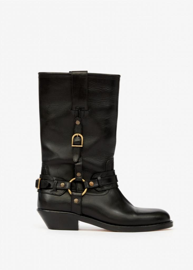 Isabel Marant Brown Leather Heiko Ankle Boots - Boots