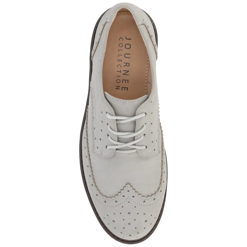 JOURNEE Journee Women's Medium and Wide Width Claudiya Oxford 4