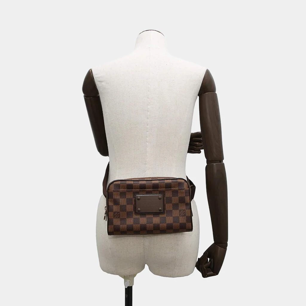 Louis Vuitton Louis Vuitton Bum Bag Brooklyn Brown Damier Ebene Canvas 12