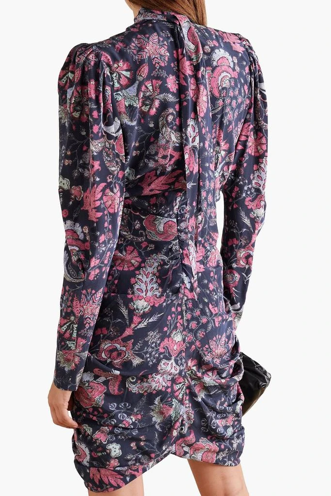 Isabel Marant Batoa pussy-bow floral-print silk-blend crepe de chine dress 3