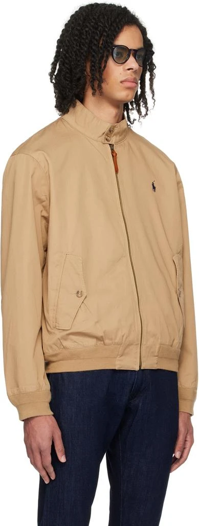 Polo Ralph Lauren Brown Embroidered Bomber Jacket 2