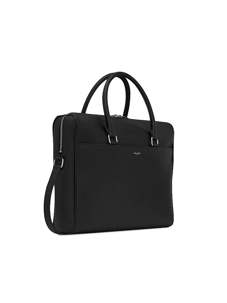 Yves Saint Laurent Leather Briefcase 6