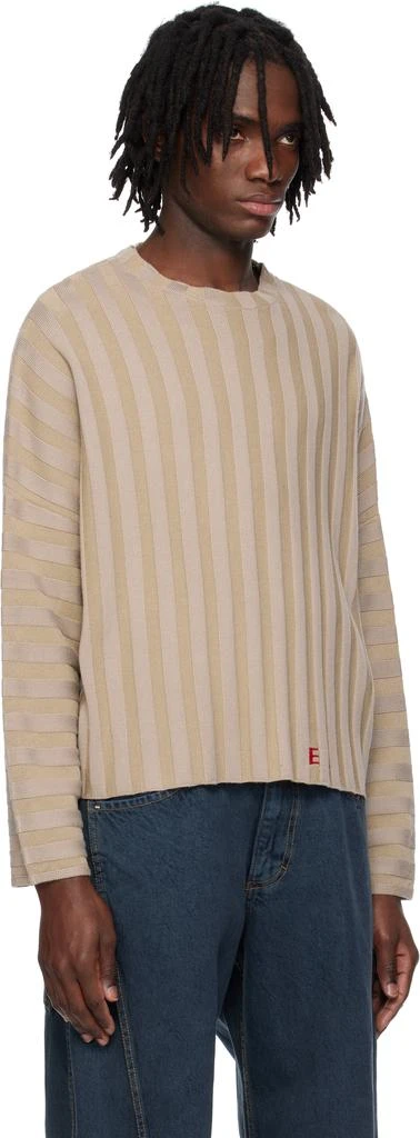 Eckhaus Latta Beige Keyboard Sweater 2