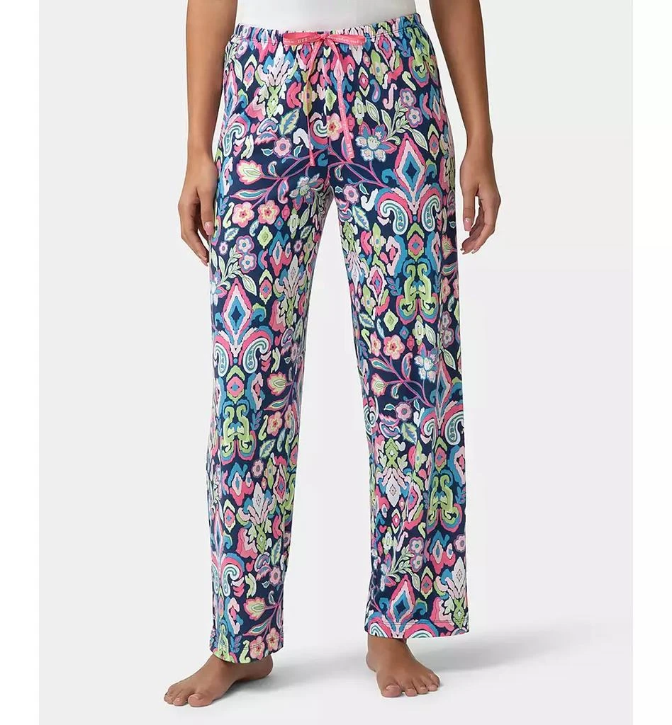 Hue Women
s Springs Arrival Ikat Printed Mid-Rise Pants