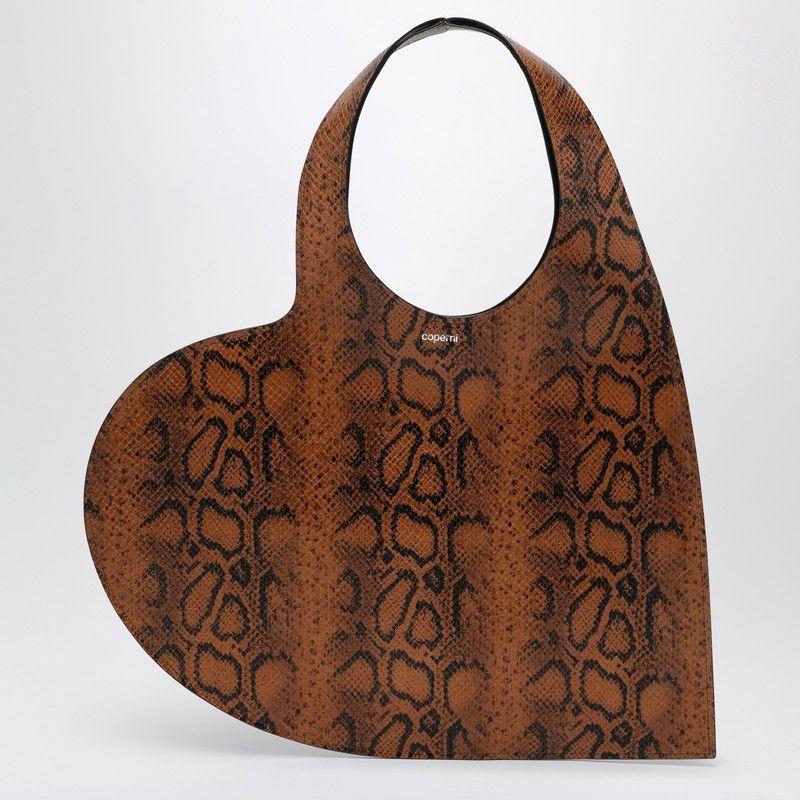 COPERNI Coperni Heart Tote Bag With Snake Print