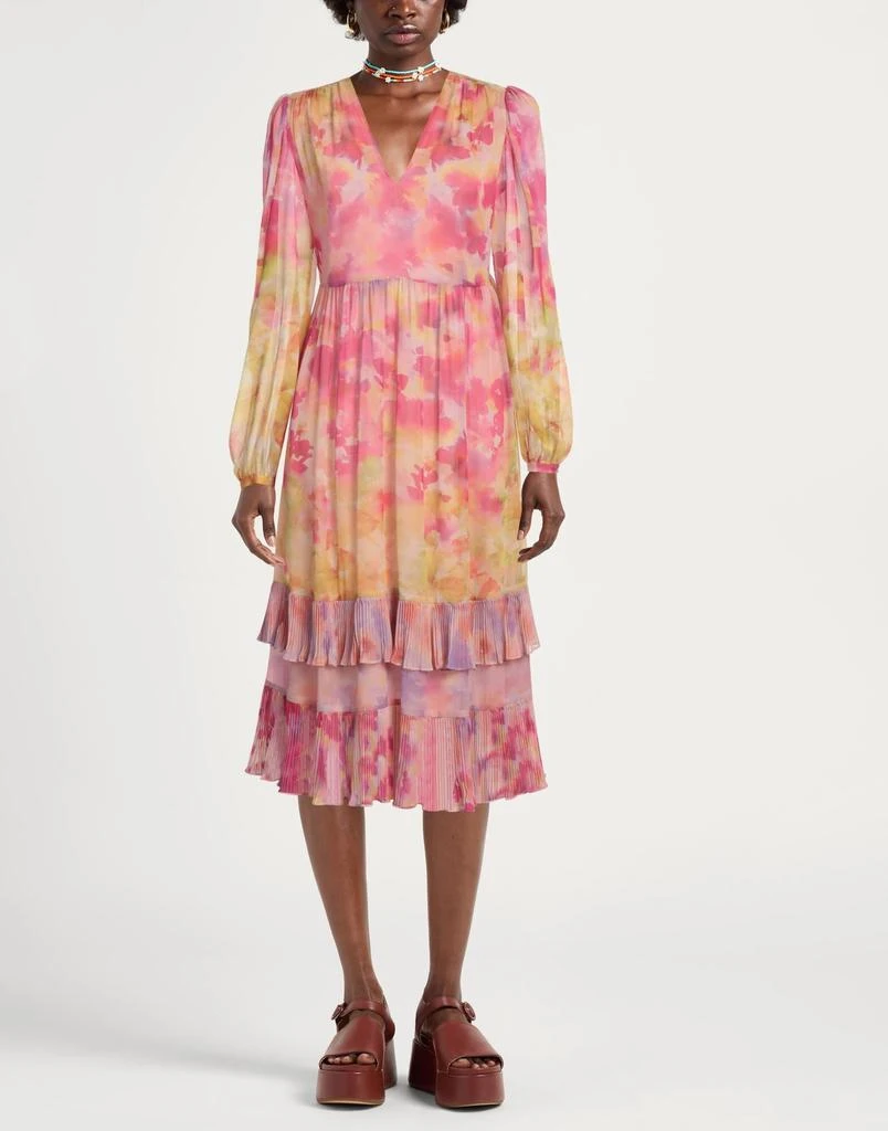 twinset midi dress Twinset Woman Midi dress Light pink Size 6 Viscose, Polyamide