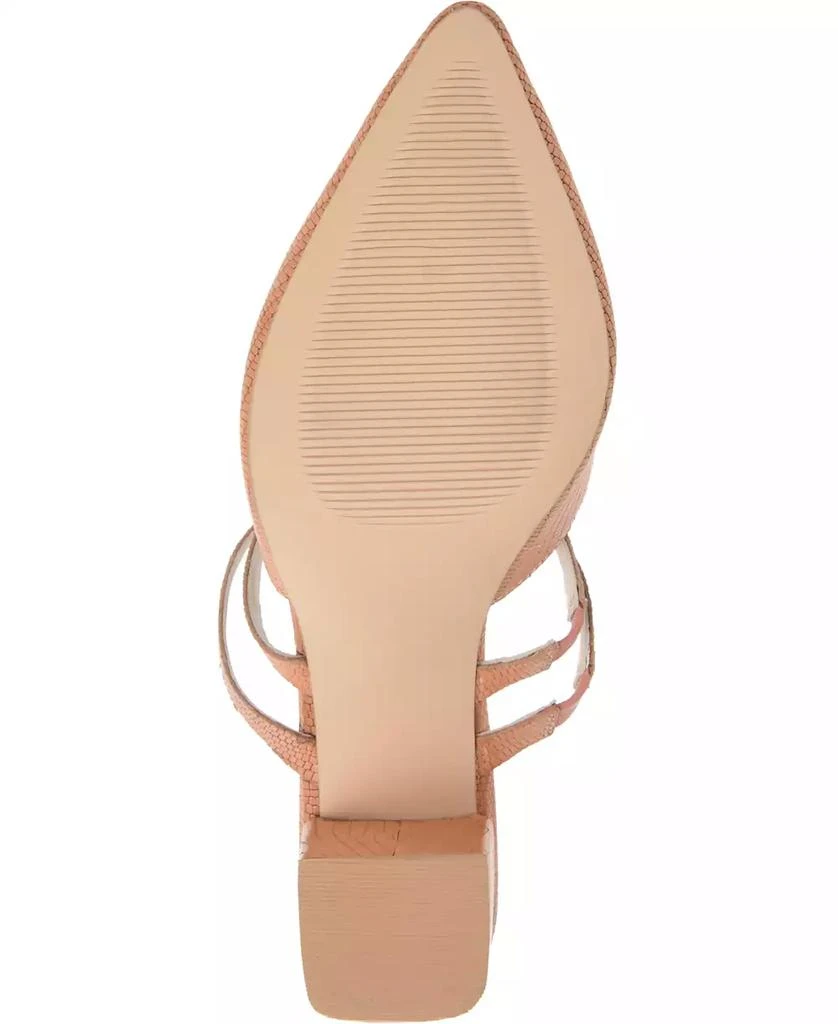 Journee Signature Women's Kaitlynn Block Heel Slip On Pumps 5