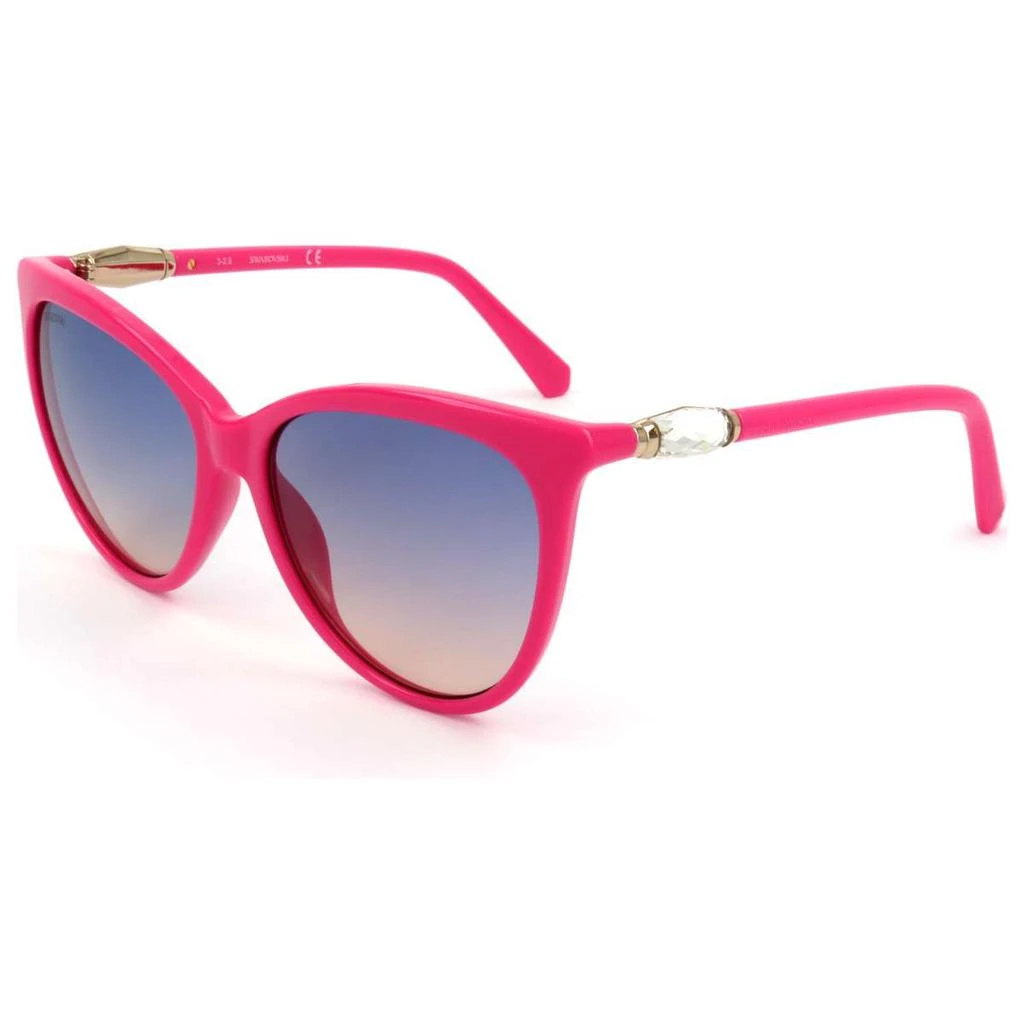Swarovski Swarovski Women's Purple Cat-Eye Sunglasses 1