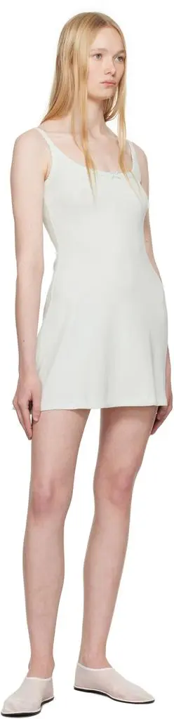 SKIMS Blue Drop Needle Pointelle Cami Minidress 4
