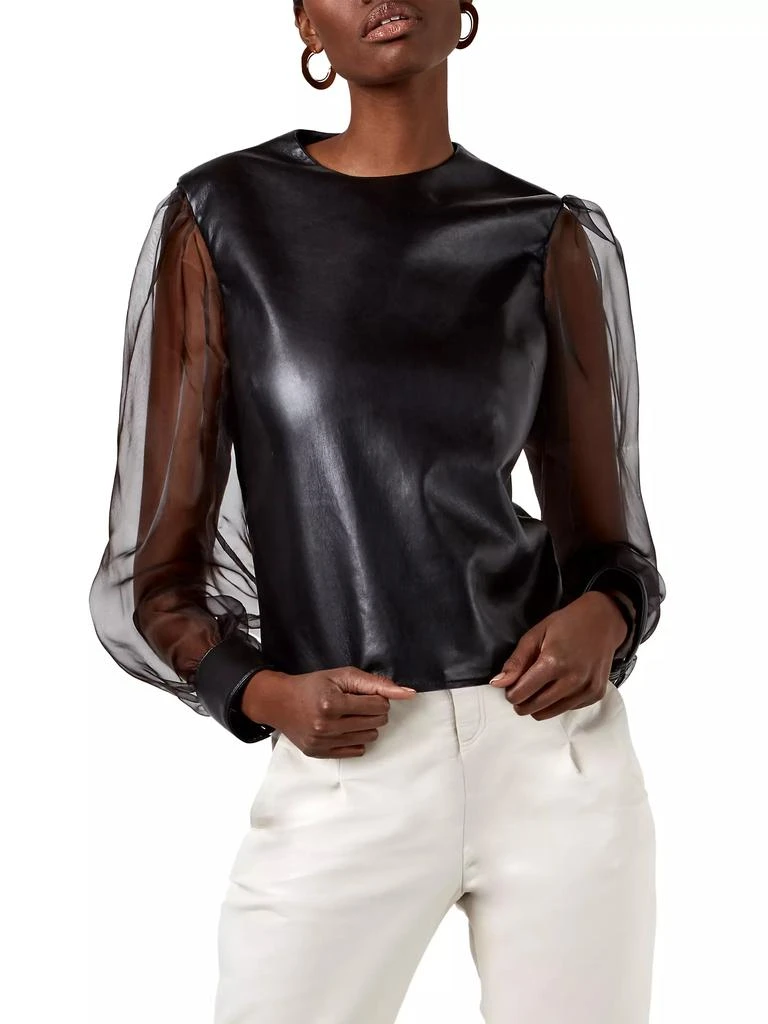 AS by DF Genevieve Recycled Leather Top 2