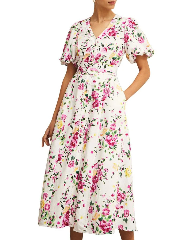 HOBBS LONDON Taylor Linen Blend Dress 1