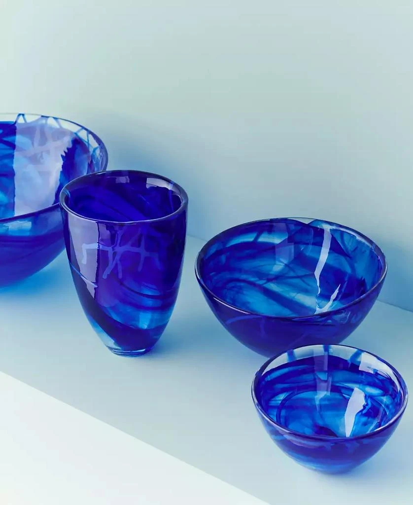 Kosta Boda 6.3" Contrast Blue Decor Bowl 5