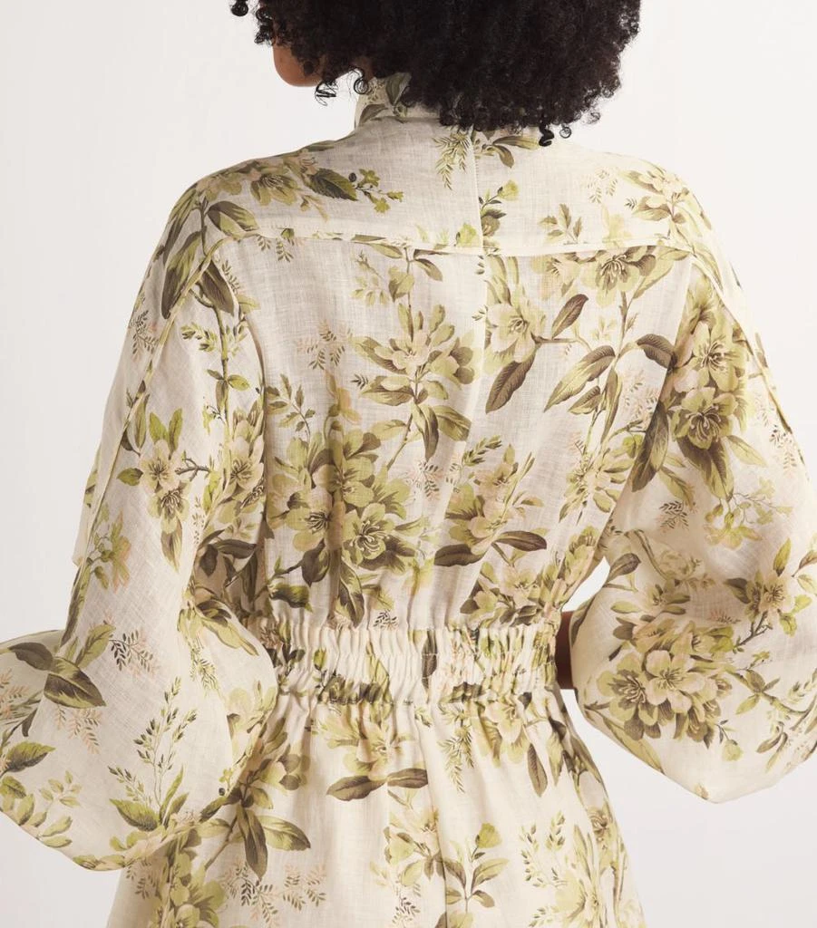 Zimmermann Linen Belted Playsuit 4