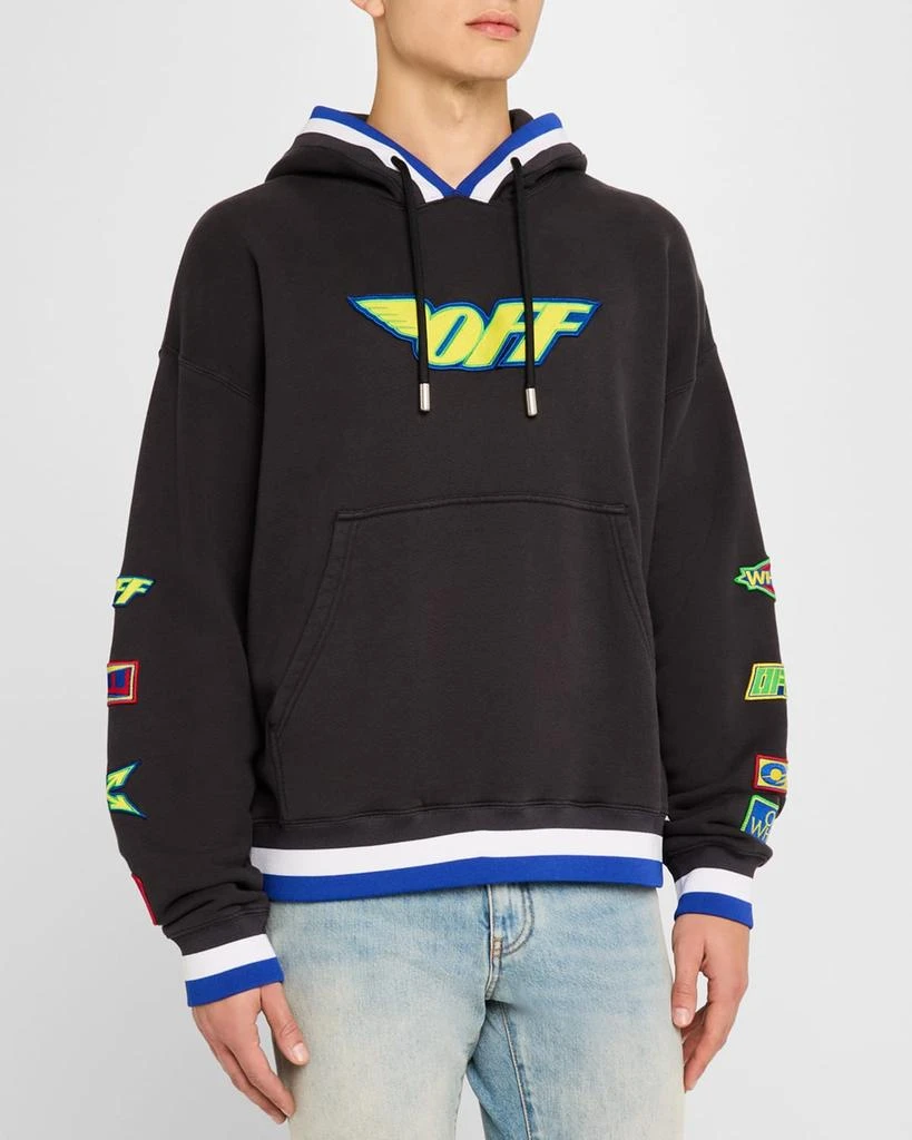 Off-White Men's Multi-Patch Hoodie 4