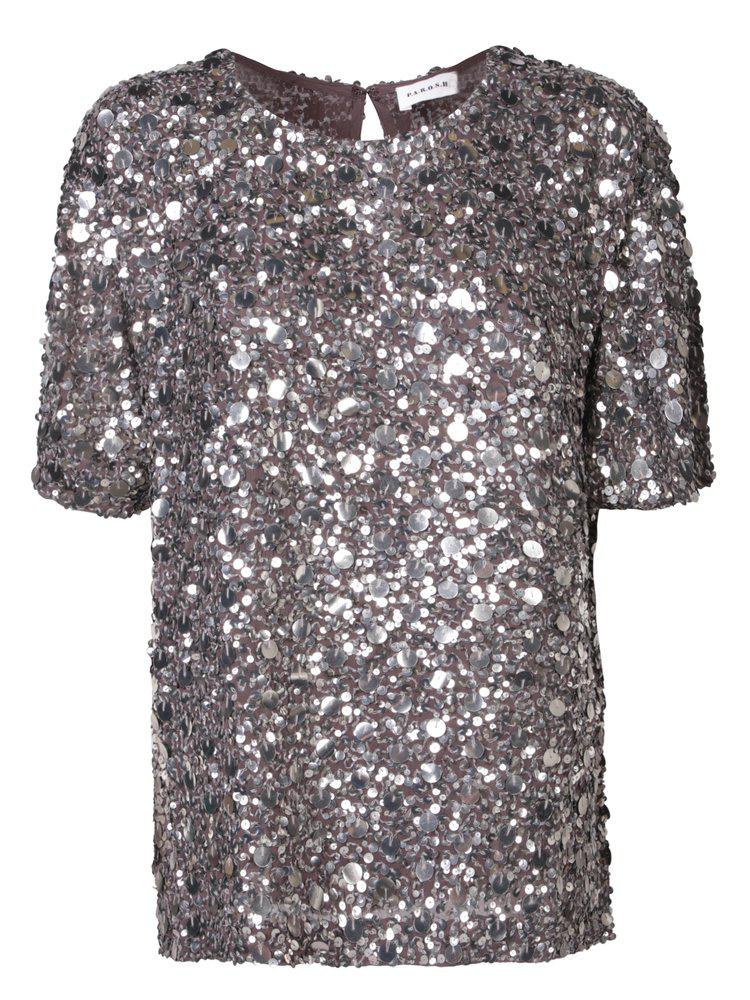 P.A.R.O.S.H. P.A.R.O.S.H. Sequin Embellished Blouse