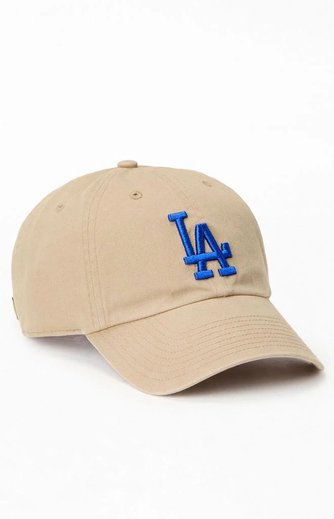 47 Brand Khaki LA Dodgers Clean Up Dad Hat 1