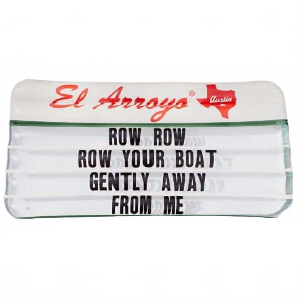 El Arroyo Row Away Pool Float In White