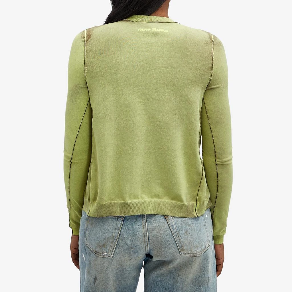 Acne Studios Acne Studios Open Button Fitted Cardigan 3