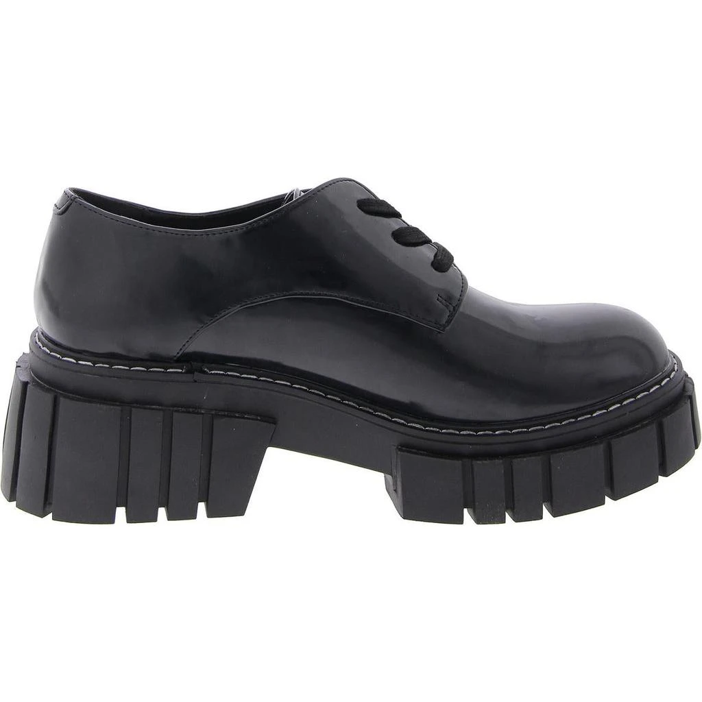 Steve Madden Delaney Womens Patent Wedge Loafers 3