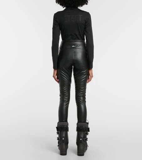 Jet Set Pegaso faux leather leggings 3